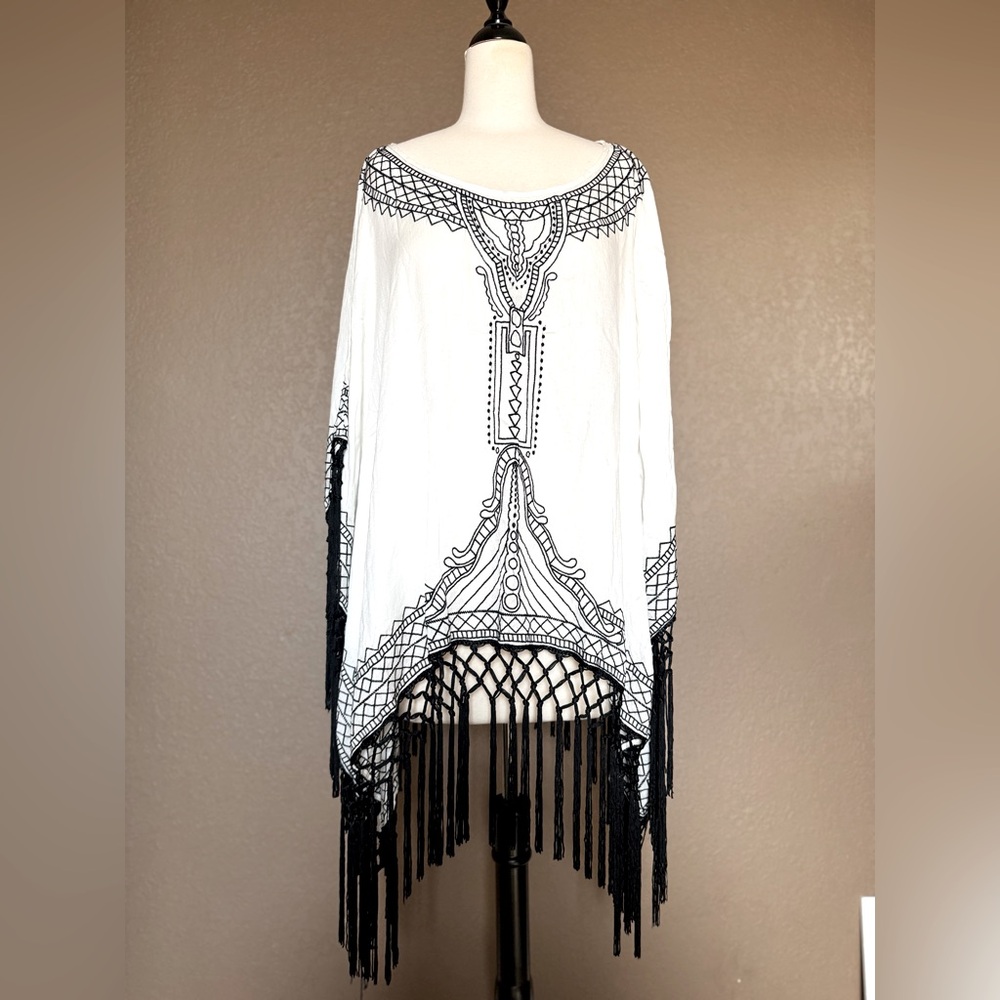 Chic Chico’s Drama Fringe Poncho